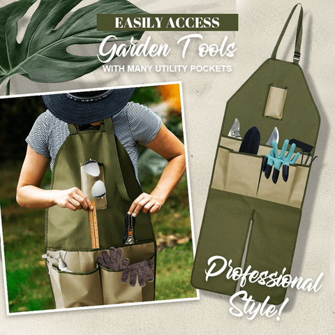 Multipocket Full Body Gardening Apron