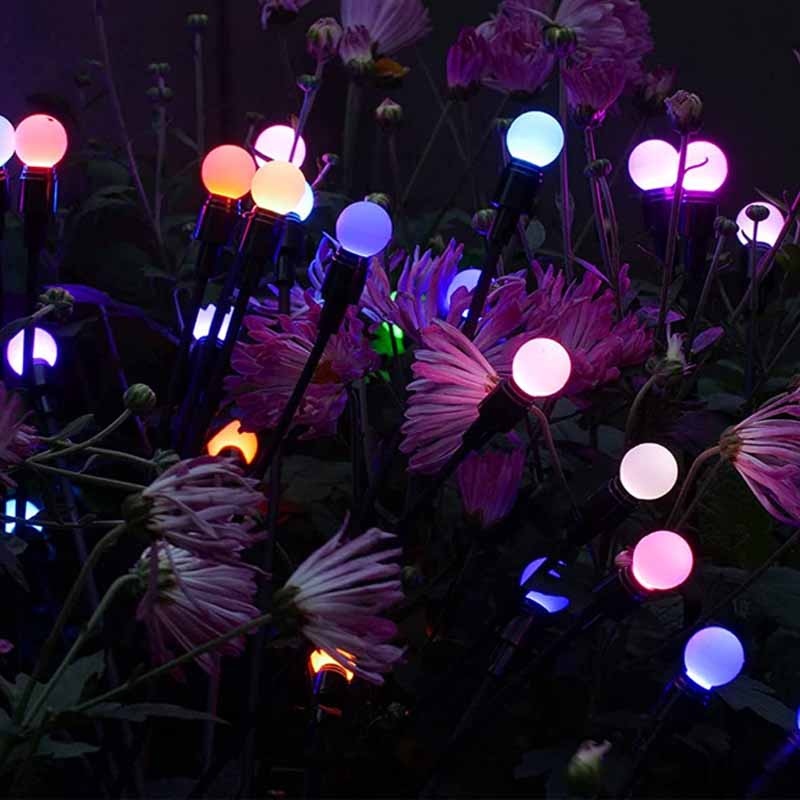 Solar Powered Firefly Garden Lights