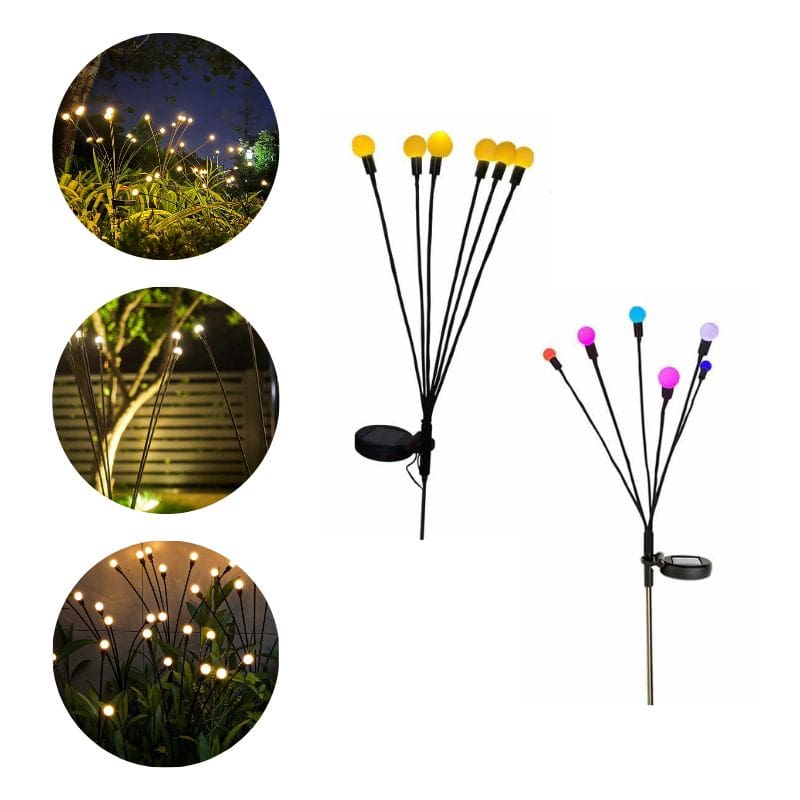 Solar Powered Firefly Garden Lights